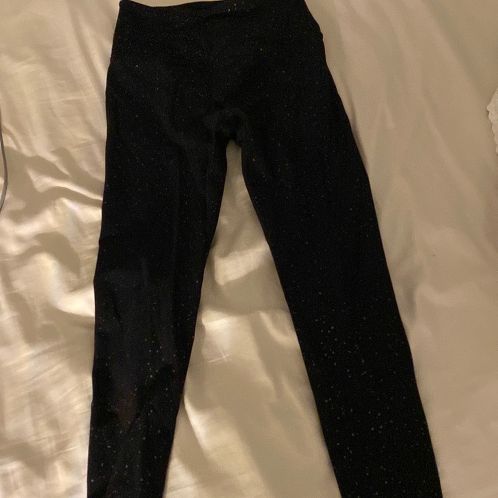 Beyond Yoga leggings with gold specks